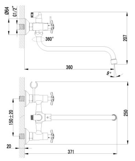 Смеситель Lemark Partner LM6541C, фото 2