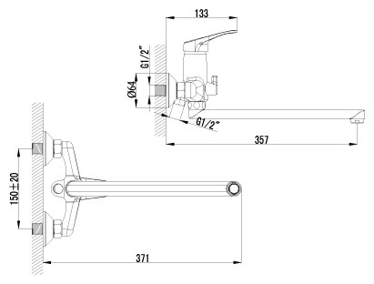 Смеситель Lemark Omega LM3151C, фото 2