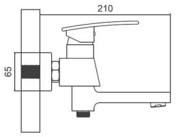 Смеситель Ledeme H70 L3170