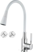Смеситель Ledeme L4199-3 (хром/белый)