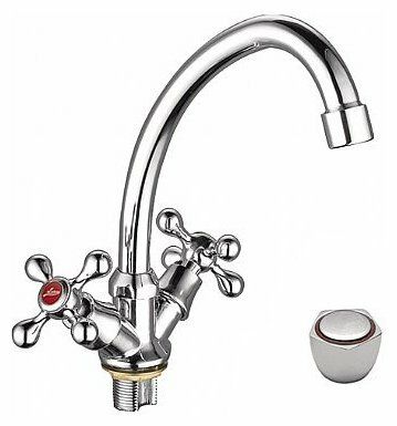Двухрычажный смеситель для кухни (мойки) Ledeme L4909