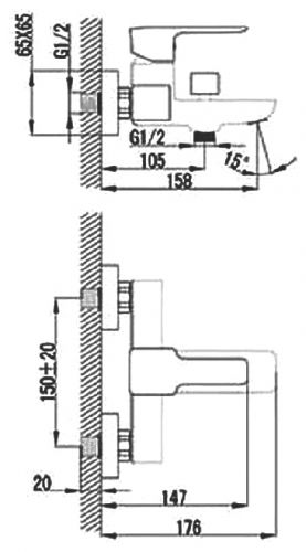 Смеситель Lemark Basis LM3602C