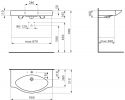 Умывальник Laufen PALACE 811702