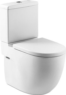 Унитаз Roca Meridian-N Compacto (342248000 + 341242000 + 8012AB004) с крышк.