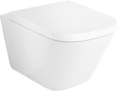 Унитаз Roca The Gap Clean Rim [A34647L000 + 801470004] с крышкой, фото 1