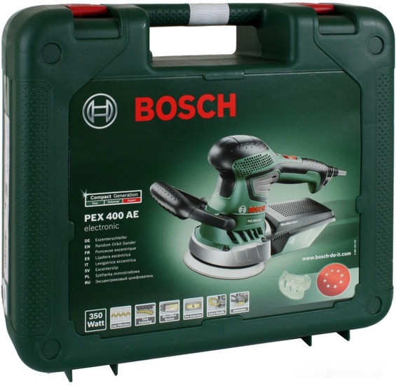 Эксцентриковая шлифмашина Bosch PEX 400 AE 06033A4000, фото 7