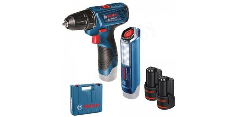 Дрель-шуруповерт Bosch GSR 120-LI Professional 06019G8004 (с 2-мя АКБ, кейс), фото 2