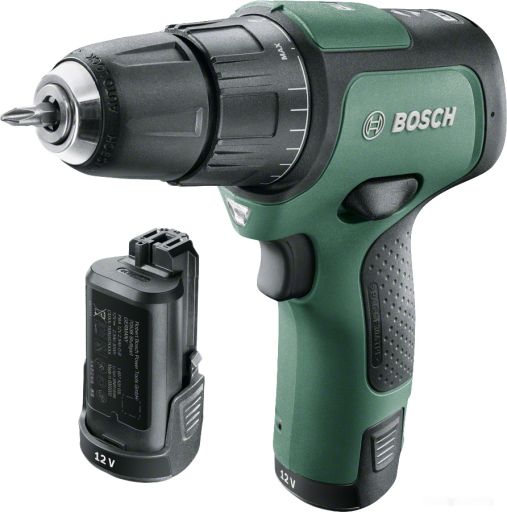 Дрель-шуруповерт Bosch EasyImpact 12 06039B6101 (с 2-мя АКБ, кейс), фото 1