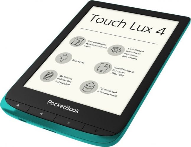 Электронная книга PocketBook Touch Lux 4 Green (Emerald) СТБ