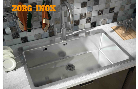 Кухонная мойка Zorg INOX RX-7551, фото 3