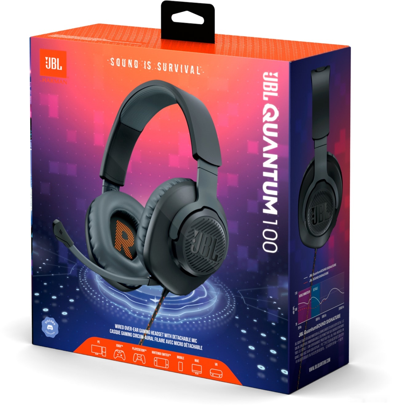 Наушники JBL Quantum 100 (черный), фото 8