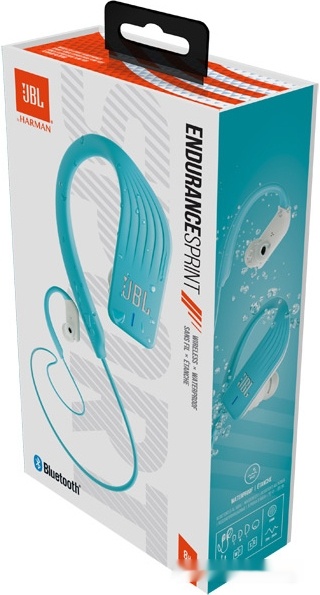 Наушники JBL Endurance SPRINT (бирюзовый), фото 7