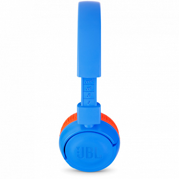 Наушники-гарнитура JBL JR300BT Uno (синий/оранжевый), фото 2