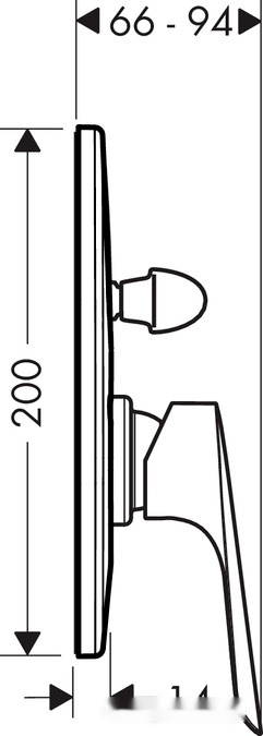 Смеситель Hansgrohe Logis E 71408000, фото 3