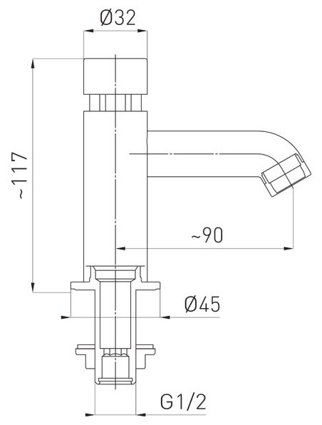 Смеситель Ferro Presstige Z201, фото 2