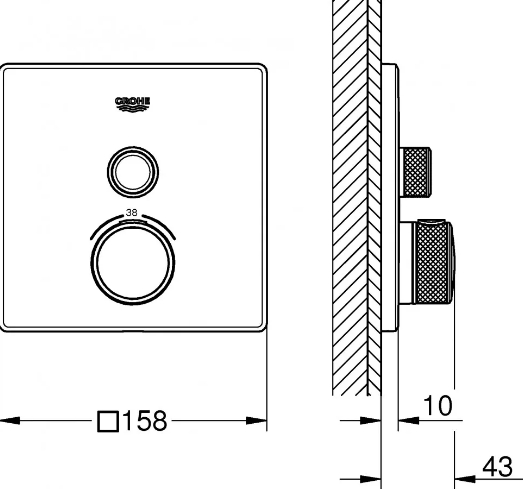 Смеситель Grohe SmartControl 29149000, фото 2