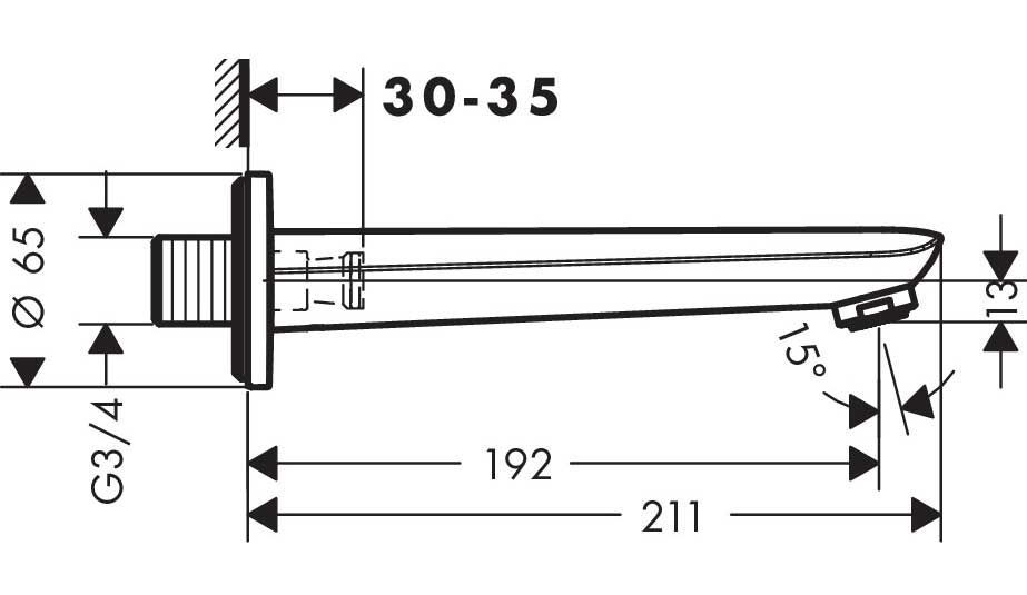 Смеситель Hansgrohe Novus 71320000, фото 2