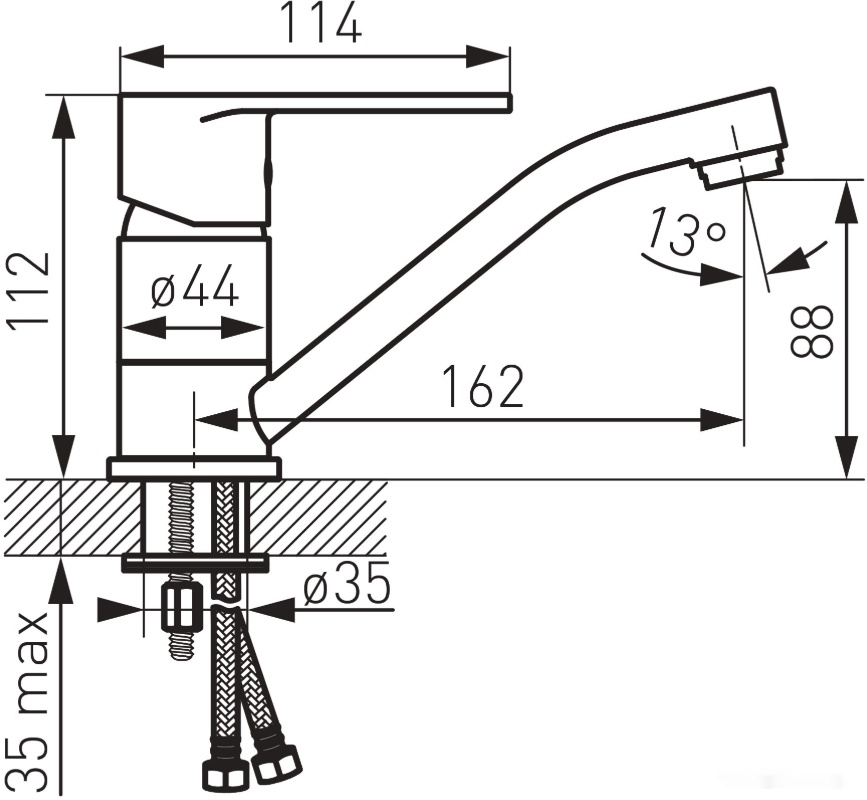Смеситель Ferro Algeo BAG2AA, фото 2