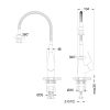 Смеситель для кухни (мойки) Lemark Linara LM0413C однорычажный хром
