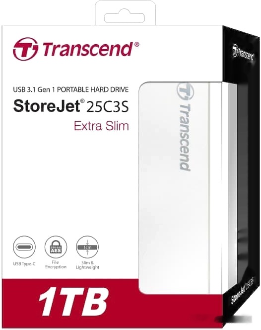 Внешний накопитель Transcend StoreJet 25C3S TS1TSJ25C3S 1TB, фото 6
