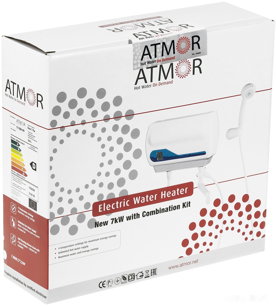 Водонагреватель Atmor NEW 7, фото 8