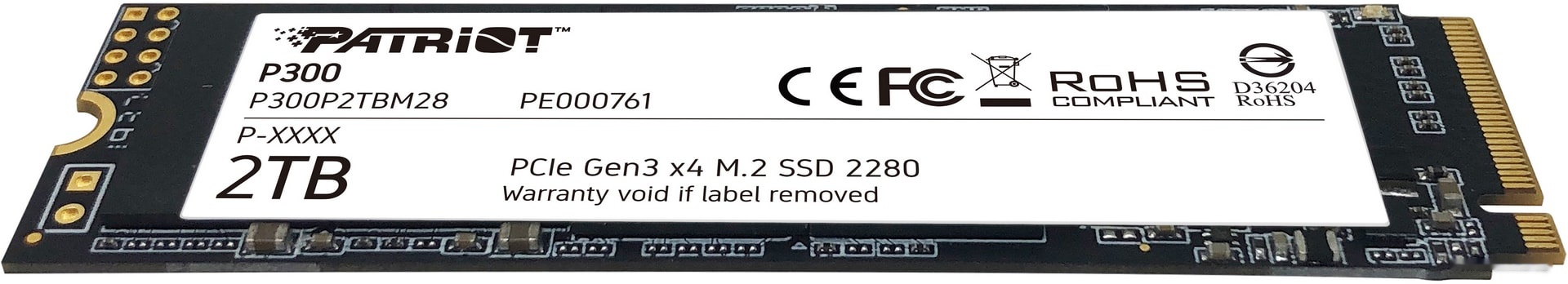 SSD Patriot P300 2TB P300P2TBM28, фото 3