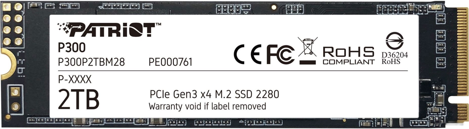 SSD Patriot P300 2TB P300P2TBM28, фото 1