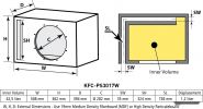 Головка сабвуфера Kenwood KFC-PS3017W