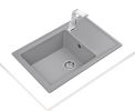 Кухонная мойка Teka Stone 60 S-TG 1B 1D (Grey metallic)