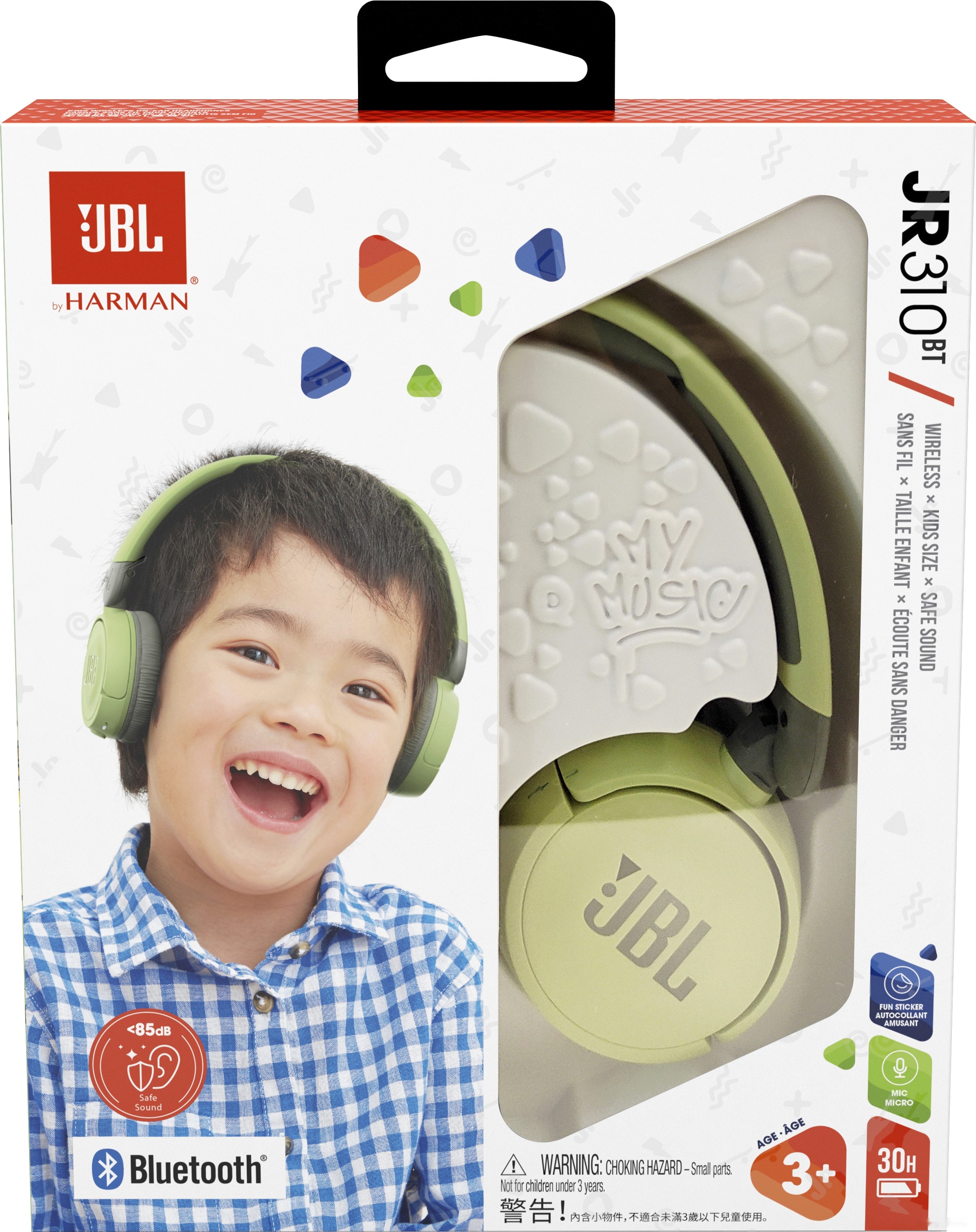 Наушники JBL JR310BT (зеленый), фото 7