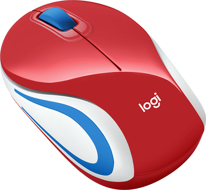 Мышь Logitech M187 (Red), фото 3
