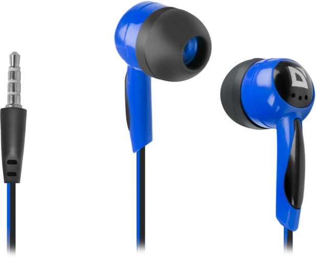 Наушники Defender Basic-604 (Black-Blue), фото 1