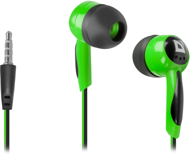 Наушники Defender Basic-604 (Black-Green), фото 1