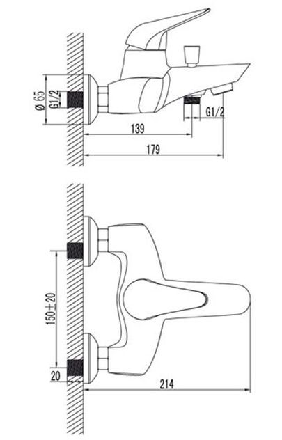 Смеситель Lemark Poseidon LM4232C, фото 2
