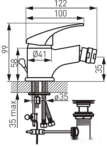 Смеситель Ferro Basic BBC6, фото 2