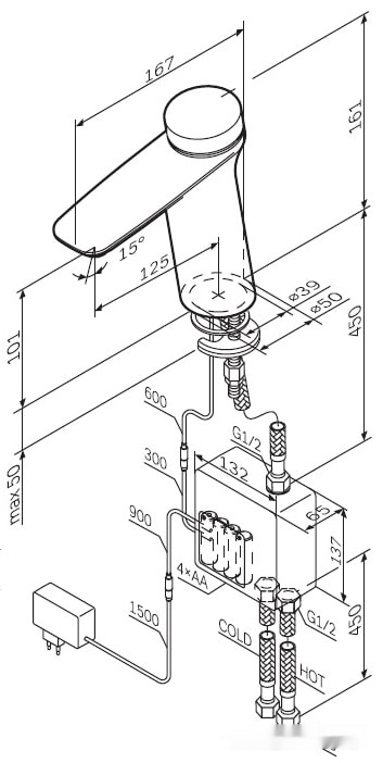 Смеситель Am.Pm Inspire 2.0 F50A02400, фото 8