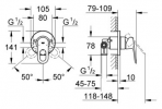 Смеситель Grohe BauLoop 124896
