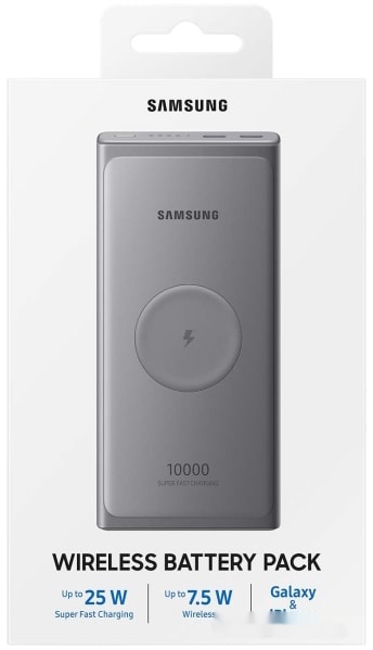 Портативное зарядное устройство Samsung EB-U3300 (темно-серый), фото 8