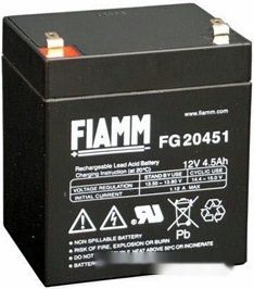 Аккумулятор для ИБП FIAMM FG20451 (12В/4.5 А·ч)