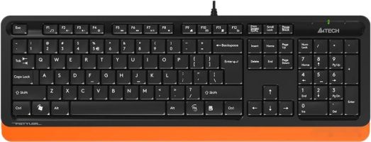 Клавиатура A4Tech Fstyler FK10 (черный/оранжевый)