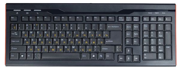 Клавиатура Oklick 420 M Multimedia Keyboard Black USB