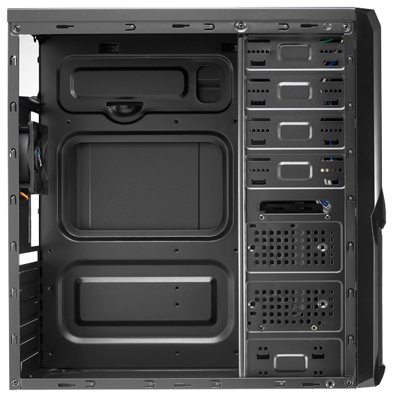 Корпус Aerocool V3X Evil Blue Edition Black, фото 4