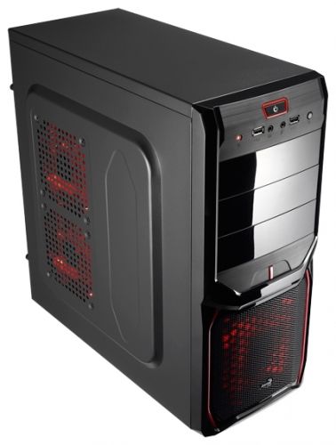 Корпус Aerocool V3X Devil Red Edition Black