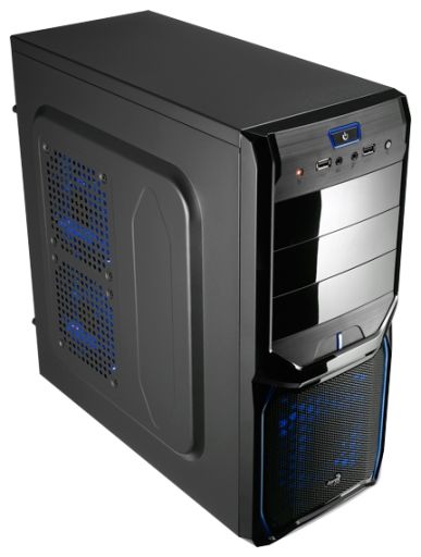 Корпус Aerocool V3X Evil Blue Edition Black, фото 1