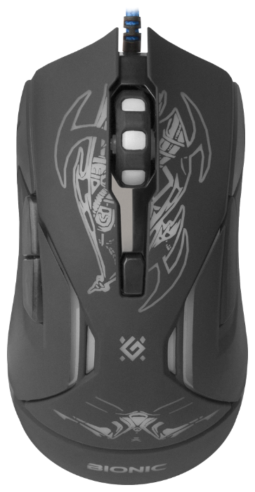 Мышь Defender Bionic GM-250L Black USB, фото 9