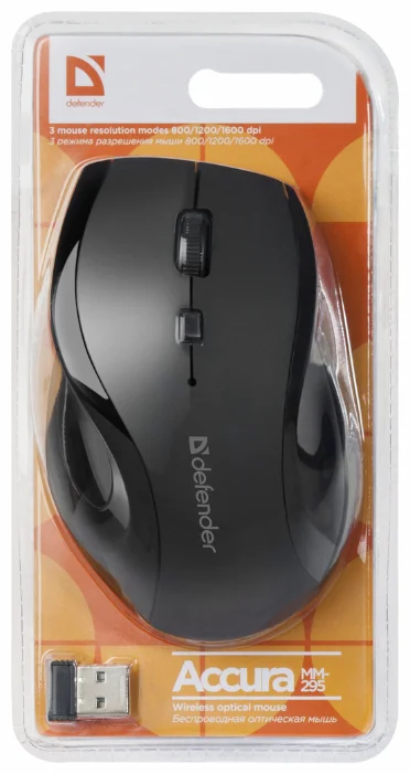  Defender Accura MM-295 Black USB, фото 4