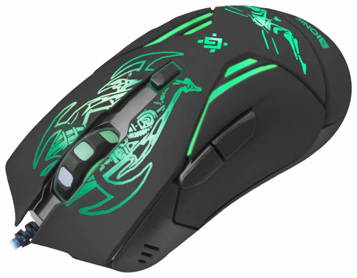 Мышь Defender Bionic GM-250L Black USB, фото 12