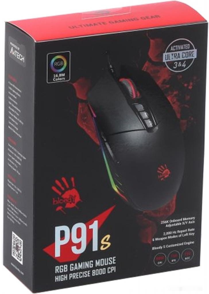 Игровая мышь A4Tech Bloody P91S (черный), фото 8