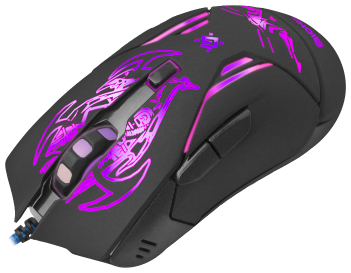 Мышь Defender Bionic GM-250L Black USB, фото 11