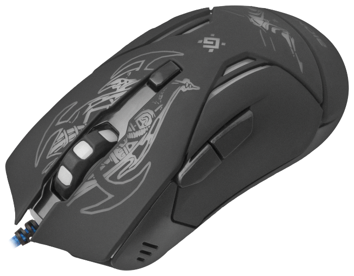 Мышь Defender Bionic GM-250L Black USB, фото 13